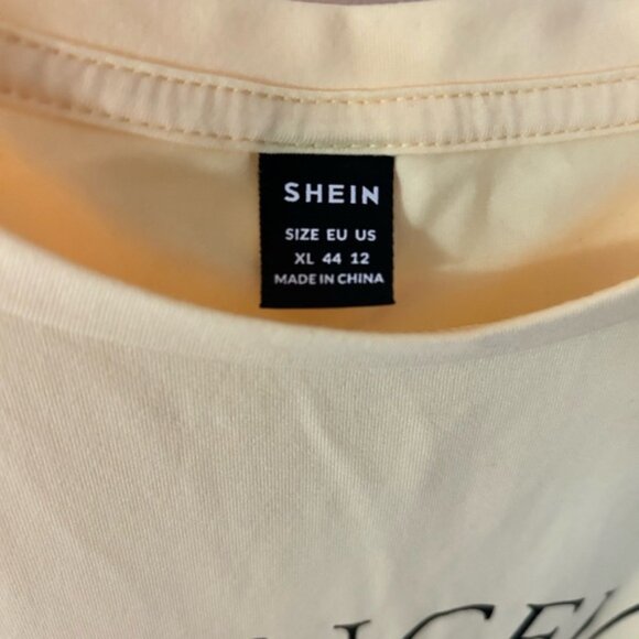 SHEIN Limoncello Graphic Yellow Tee - Picture 2 of 2